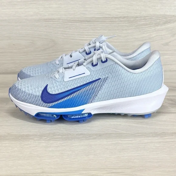 Nike Air Zoom Infinity Tour 2 Golf Grey Blue Men's Golf Shoes FD0217 001 Size 10
